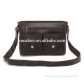 8 years factory made genuine leather messenger bags
